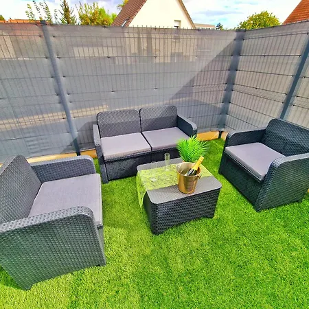 Jungle Spa-4 Pers-jacuzzi-parking-jardin-clim-colmar * Muntzenheim