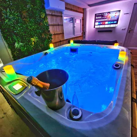 Jungle Spa-4 Pers-jacuzzi-parking-jardin-clim-colmar Appartamento