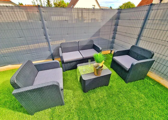 Jungle Spa-4 Pers-jacuzzi-parking-jardin-clim-colmar * Muntzenheim