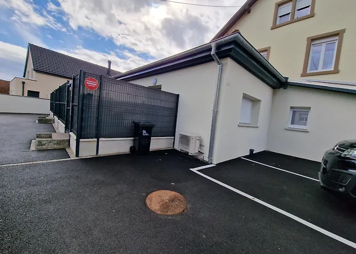 Daire Jungle Spa-4 Pers-jacuzzi-parking-jardin-clim-colmar